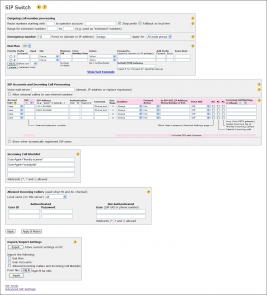 SIP Switch in rel 5.30