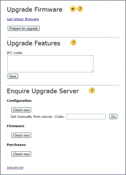 Upgrade page in rel 5.30